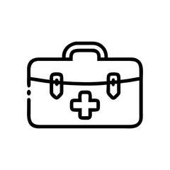 Icon of a doctorchest / first aid kit