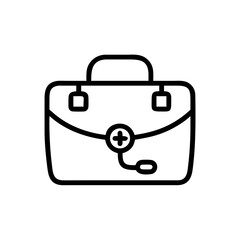 Icon of a doctorchest / first aid kit