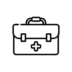 Icon of a doctorchest / first aid kit