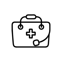 Icon of a doctorchest / first aid kit