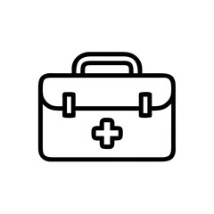 Icon of a doctorchest / first aid kit