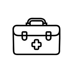 Icon of a doctorchest / first aid kit