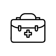 Icon of a doctorchest / first aid kit