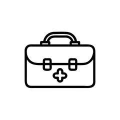 Icon of a doctorchest / first aid kit