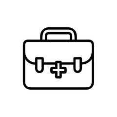 Icon of a doctorchest / first aid kit