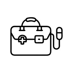 Icon of a doctorchest / first aid kit