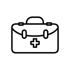 Icon of a doctorchest / first aid kit