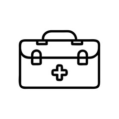 Icon of a doctorchest / first aid kit