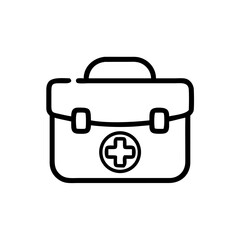 Icon of a doctorchest / first aid kit