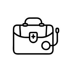 Icon of a doctorchest / first aid kit