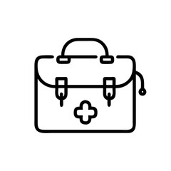 Icon of a doctorchest / first aid kit