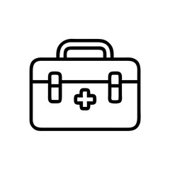 Icon of a doctorchest / first aid kit