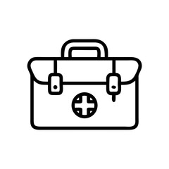 Icon of a doctorchest / first aid kit