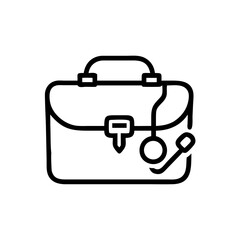 Icon of a doctorchest / first aid kit