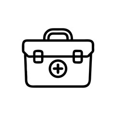 Icon of a doctorchest / first aid kit