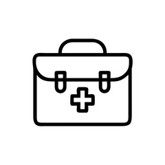 Icon of a doctorchest / first aid kit