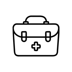 Icon of a doctorchest / first aid kit