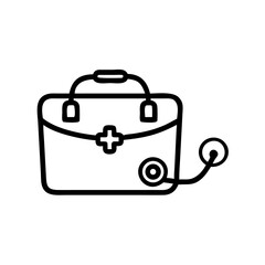 Icon of a doctorchest / first aid kit