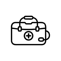 Icon of a doctorchest / first aid kit