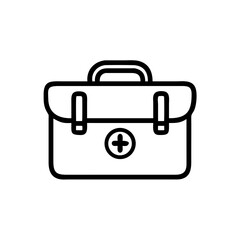 Icon of a doctorchest / first aid kit