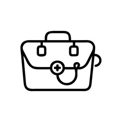 Icon of a doctorchest / first aid kit