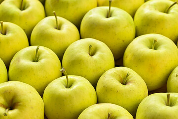 green apples background