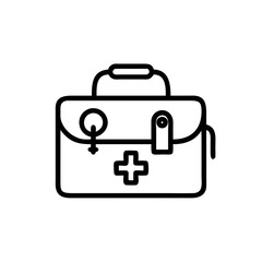 Icon of a doctorchest / first aid kit