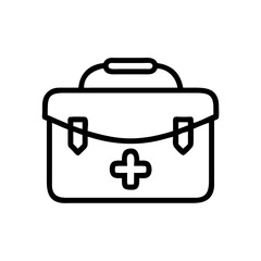 Icon of a doctorchest / first aid kit