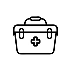 Icon of a doctorchest / first aid kit