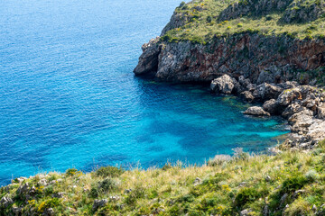 Rocky Coastline and Clear Water in Zingaro Nature Reserve