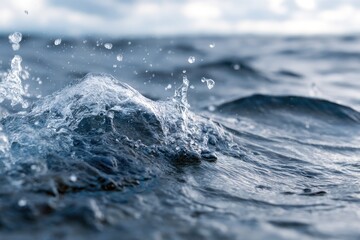 Water Splashing Waves