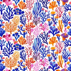 seamless abstract pattern with colorful brush strokes, vivid pastel color palette, organic shapes, evenly distributed