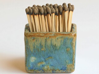 Used Matches in Holder