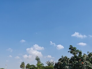 Cloudy SKY, Ornamental clouds, Blue SKY with light of sunshine having small and large clouds, Blue SKY with deep dark clouds, Dense Cloudy weather.
Timelapse White clouds Panaromic view background 
