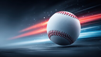 Baseball with Motion Trails