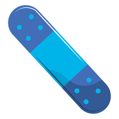 Blue medical bandage Vector