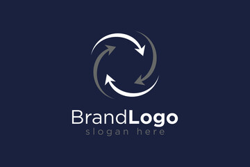 arrow logo icon vector design template concept