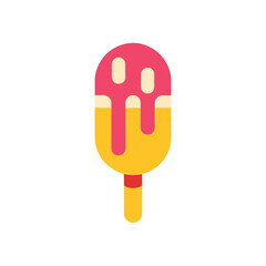 Abstract Ice Cream Stick Logo for Frozen Dessert Brand