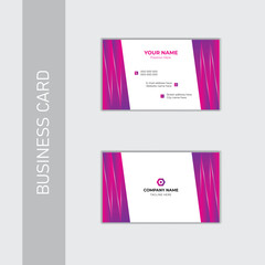Professional modern vector business card design template .