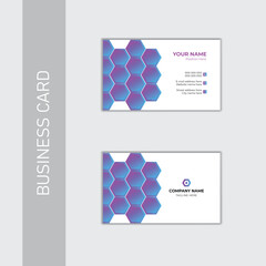 Vector modern creative business card design .
