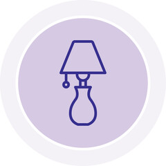 Light Lamp color circle icon, vector, pixel perfect, illustrator file 
