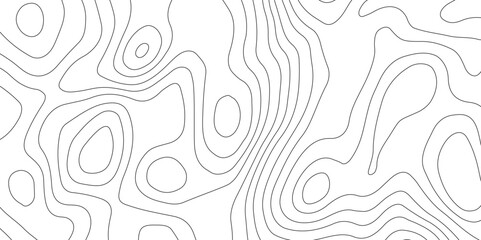 Topographic map contour background. Line map with elevation.Topography and geography map grid abstract backdrop, Luxury black abstract .