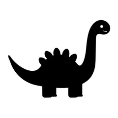 Simple Diplodocus Icon Prehistoric Dinosaur