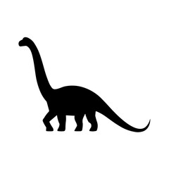 Simple Diplodocus Icon Prehistoric Dinosaur