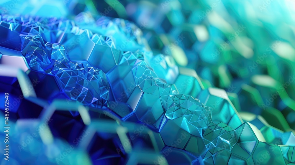 Poster abstract wavy layers in shades of blue and green. modern fluid background design. background image o