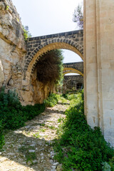 Obraz premium Stone arches near San Matteo Church in Scicli