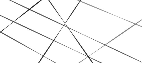 Abstract pattern of diagonal black lines on a clean white background. The lines should vary in length and angle, creating a dynamic and chaotic composition.