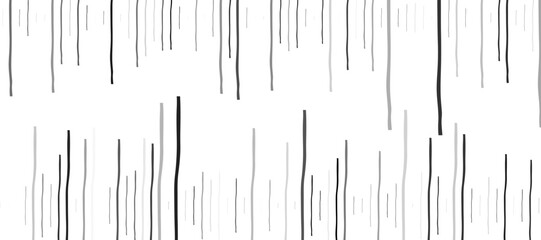 Abstract pattern of diagonal black lines on a clean white background. The lines should vary in length and angle, creating a dynamic and chaotic composition.