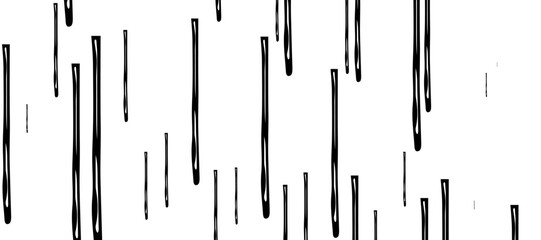 Abstract pattern of diagonal black lines on a clean white background. The lines should vary in length and angle, creating a dynamic and chaotic composition.