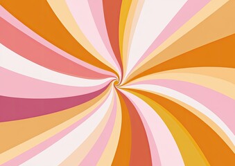 Colorful spiral design